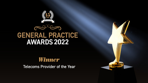 
                      a banner announcing babblevoice as winners of Telecoms Provider of the Year 2022 alongside a depicition of a star-shaped trophy
                    